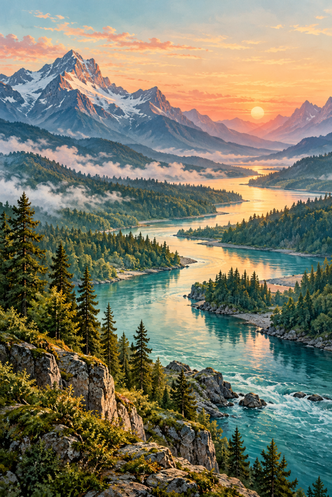 AI-generated temporary illustrative artwork — Nature